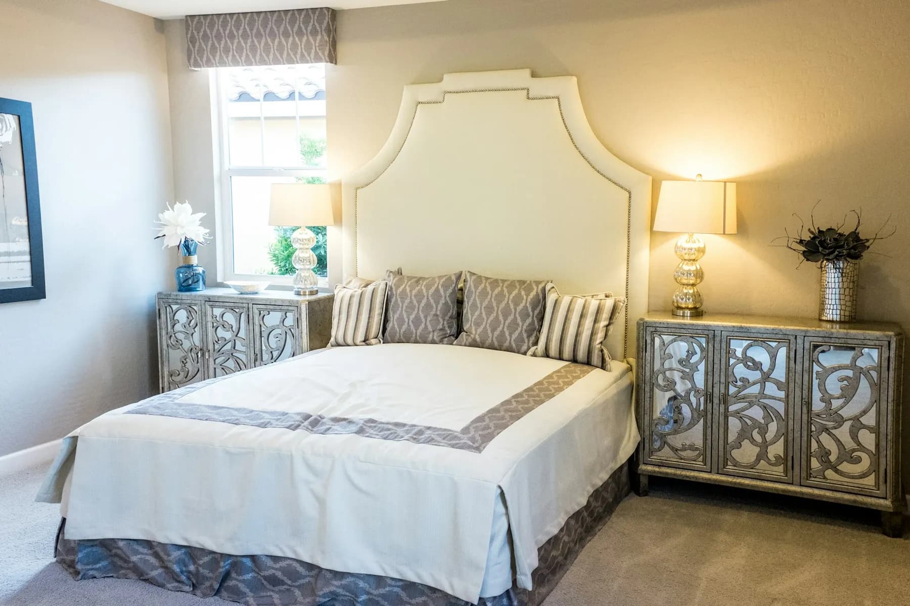 Luxury residential interior for consultation call-to-action