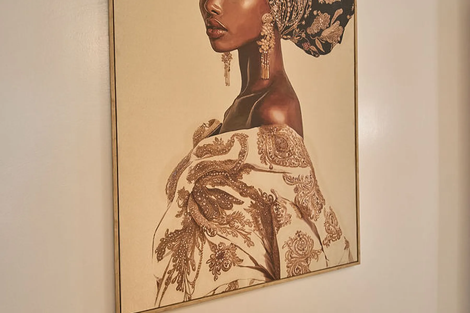 Reception lounge with premium finishes and balanced lighting